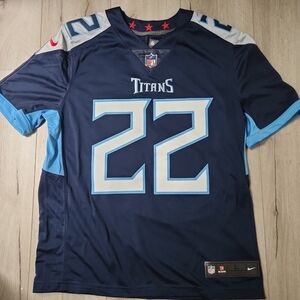 NFL Nike Tennessee Titans Derrick Henry Authentic Stitched Sewn Football…
